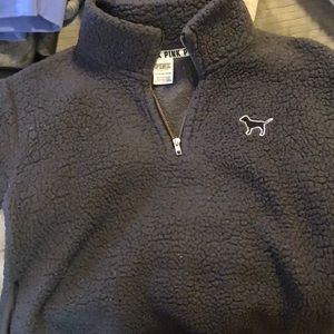 PINK quarter zip pullover